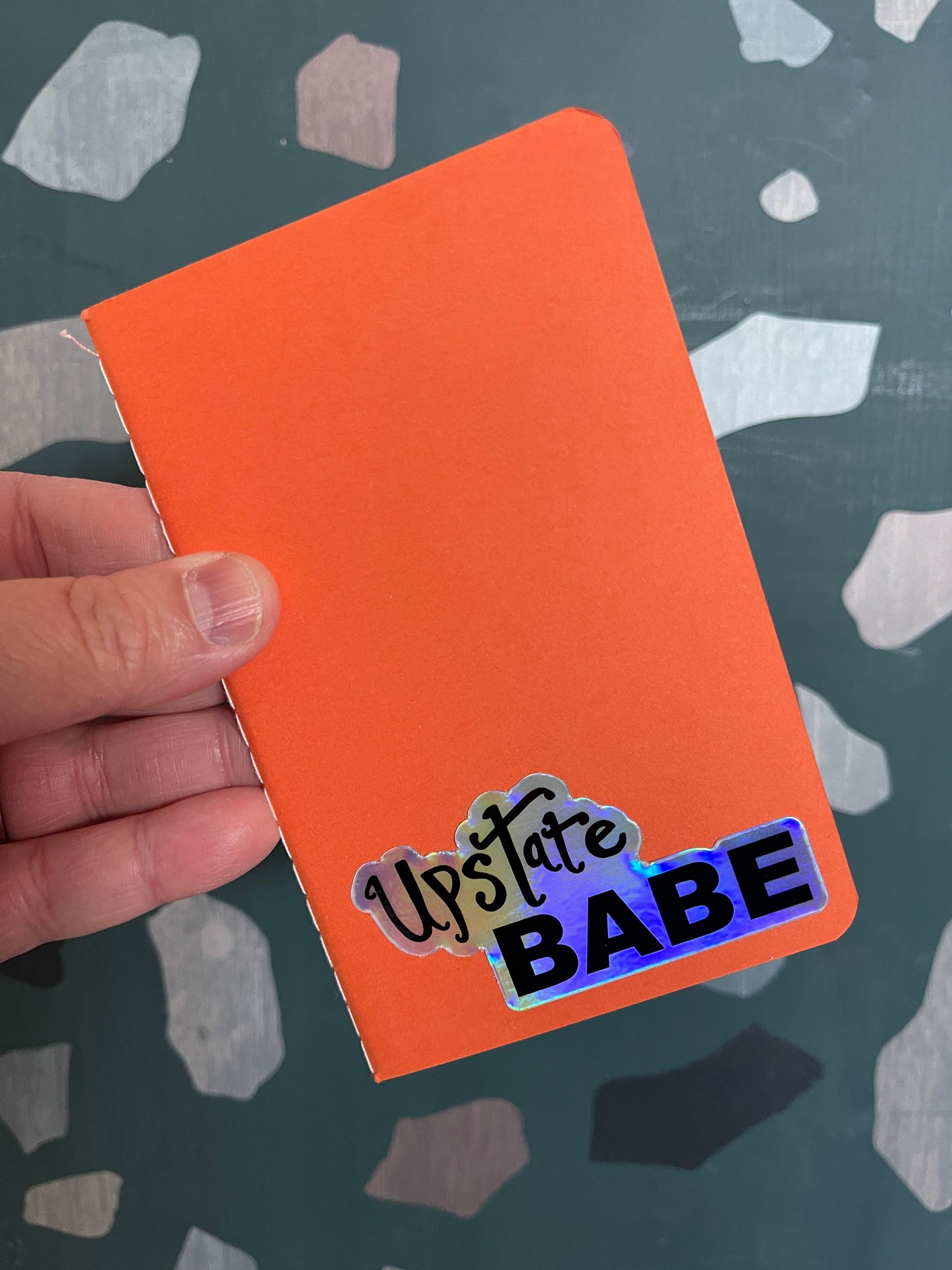 Upstate Babe Holographic Vinyl Sticker