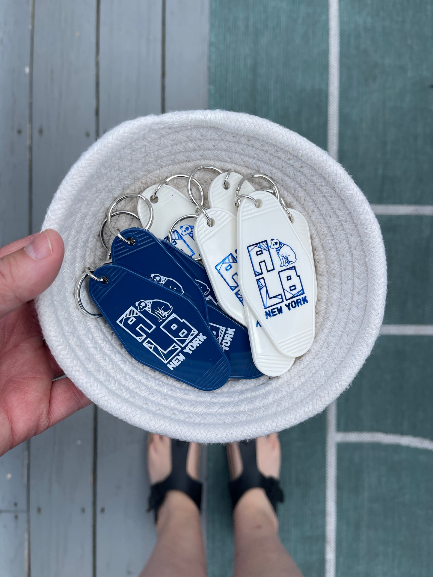 Nipper ALB, Albany NY Keychain