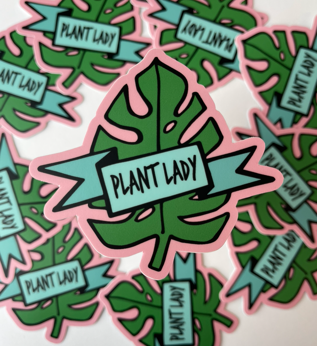 “Plant Lady” Vinyl Sticker