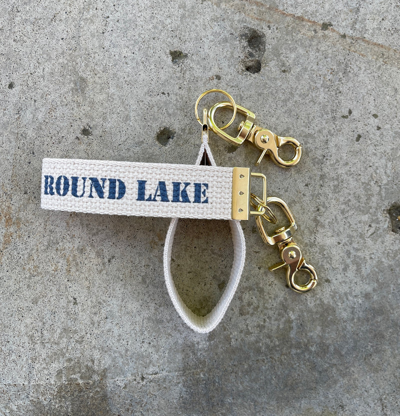 Round Lake Keychain