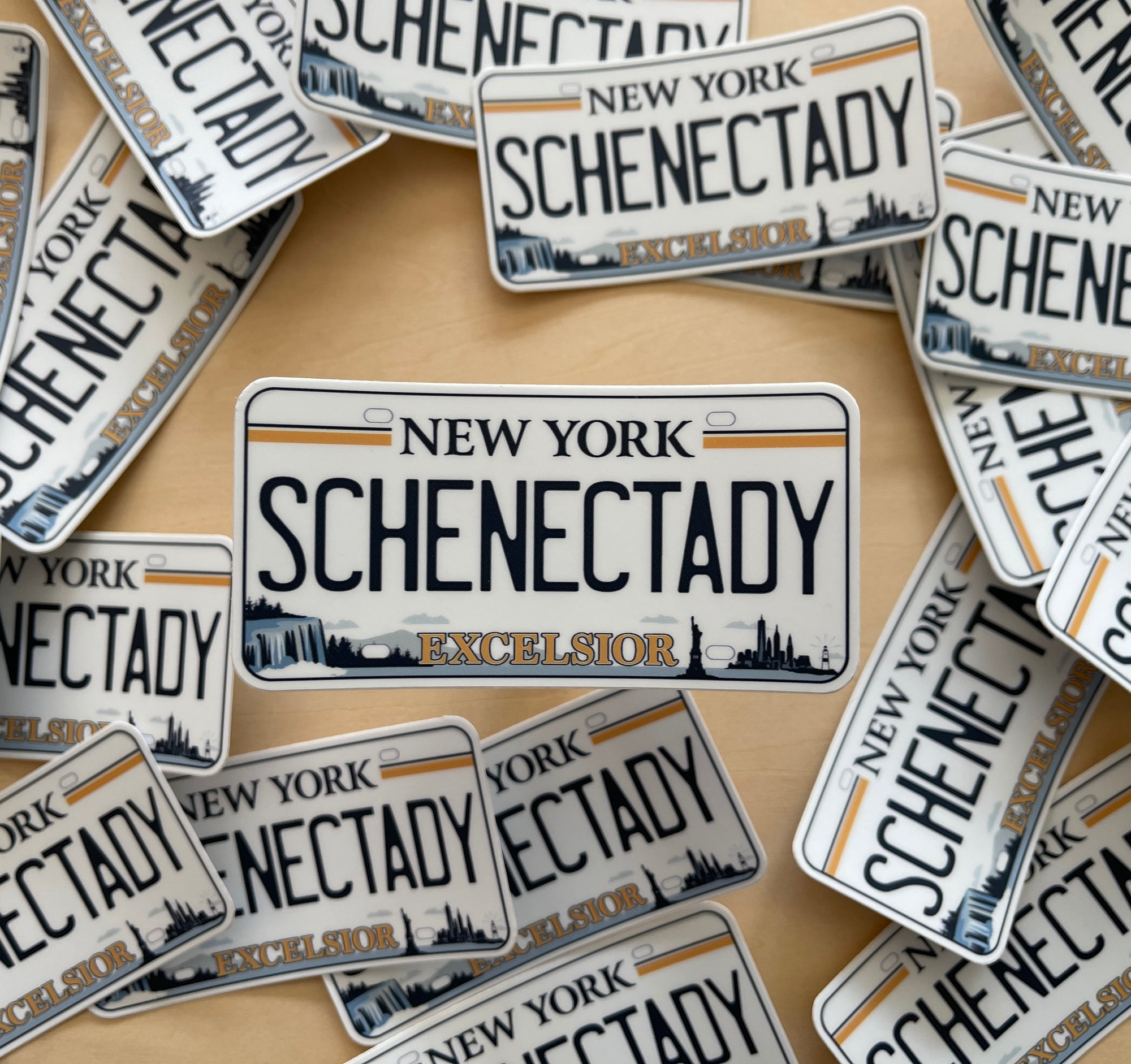 Schenectady License Plate Sticker