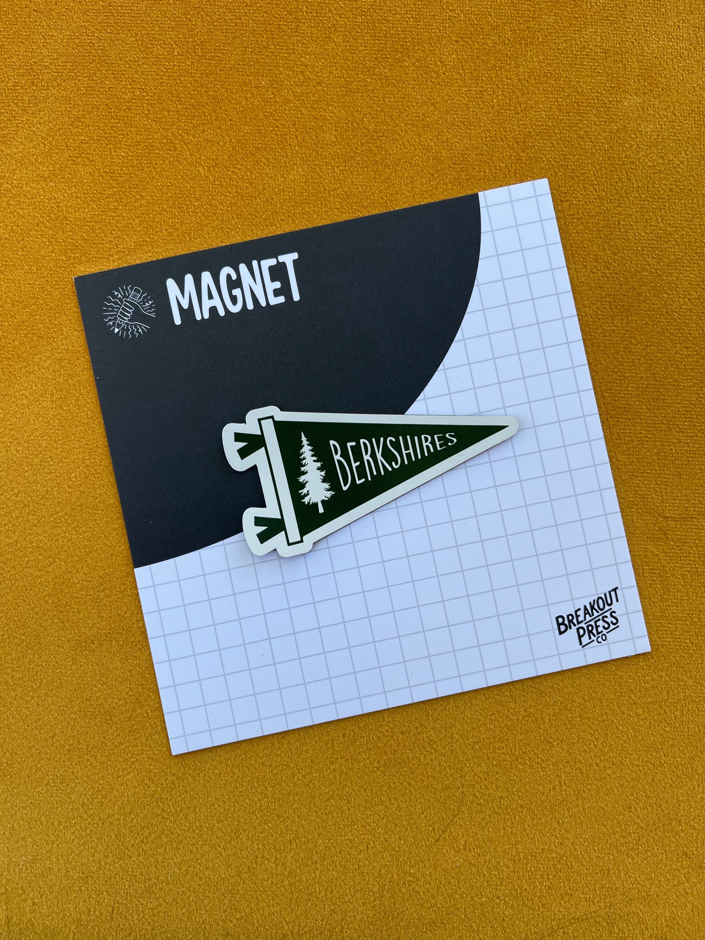 The Berkshires Pennant Magnet