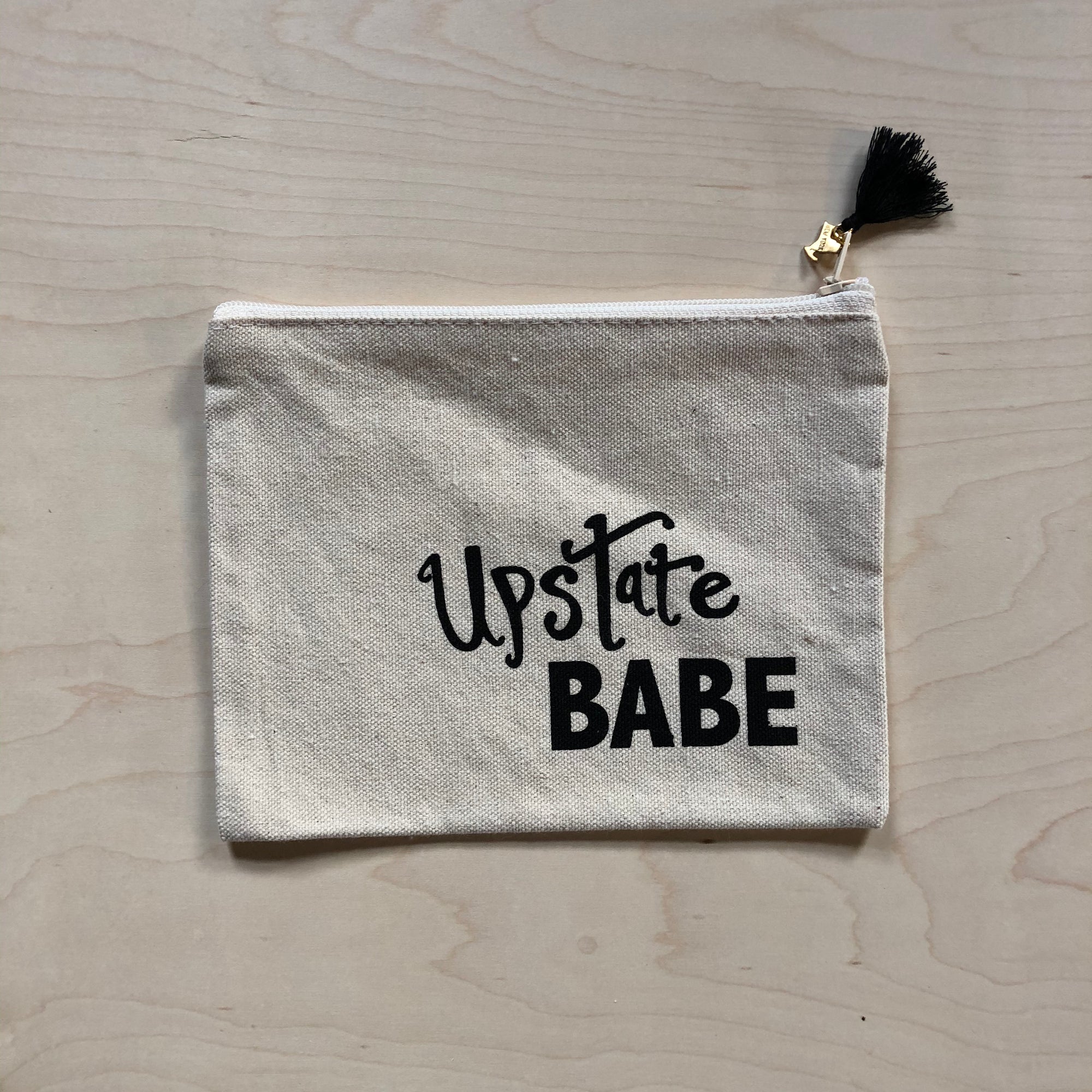 “Upstate Babe” Zipper Pouch